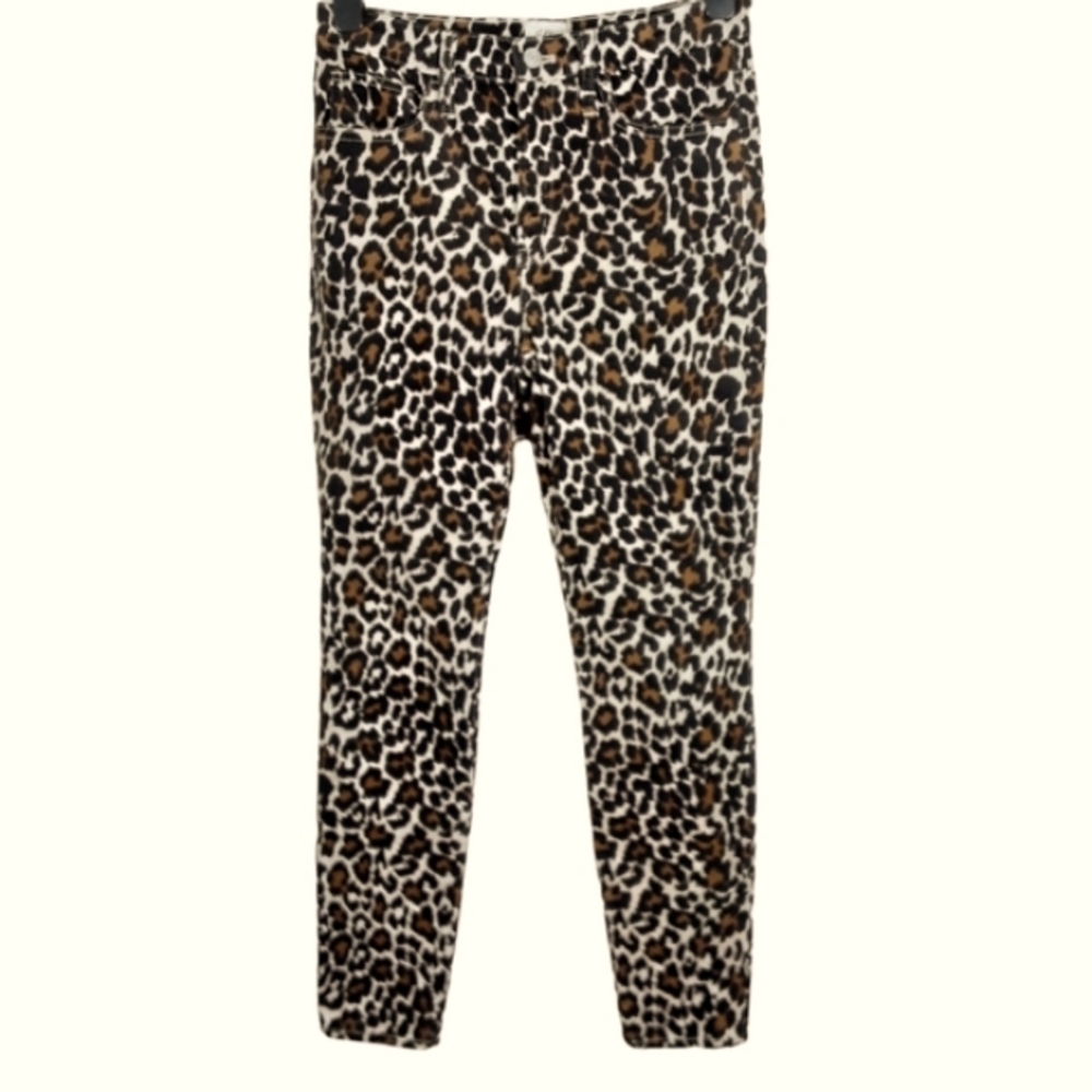 Leopard Print Skinny Pants
